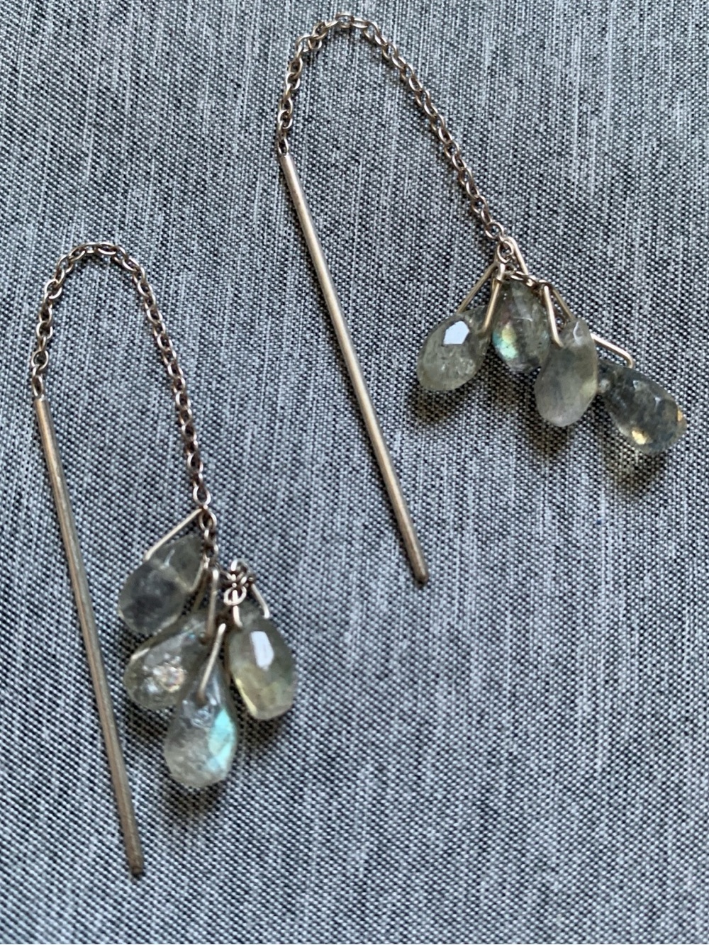 Chan Luu Threader Earrings - Labradorite